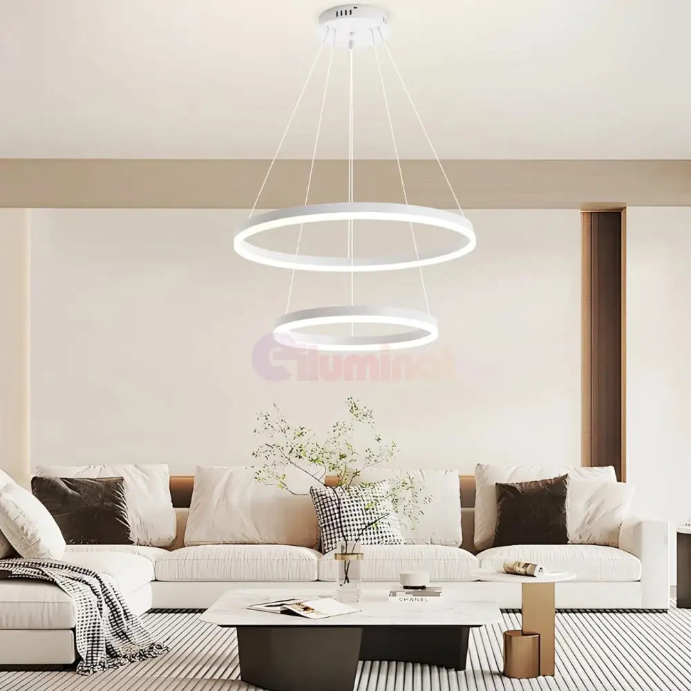 Lustra LED WONDERLAND Alba 2 Segmente Echivalent 400W ALBA / SUSPENDATE Lighting Fixtures