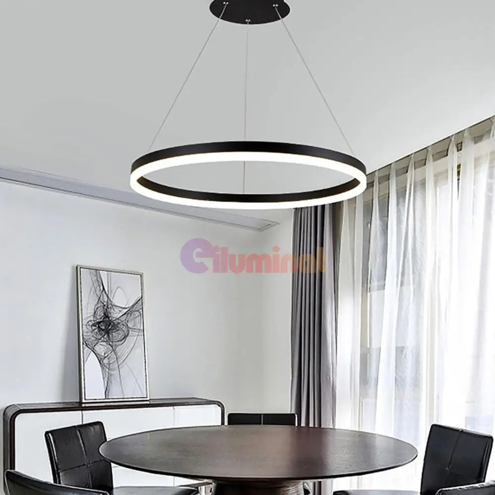 Lustra Led Wonderland Black 1 Segment Echivalent 300W Lighting Fixtures