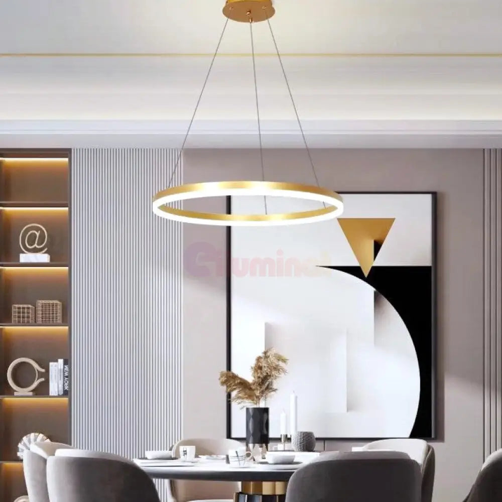 Lustra Led Wonderland Gold 1 Segment Echivalent 300W Lighting Fixtures