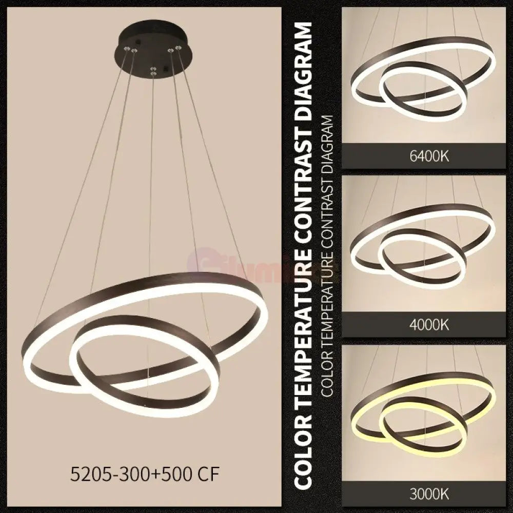 Lustra Led Wonderland Maro 2 Segmente Echivalent 400W Lighting Fixtures