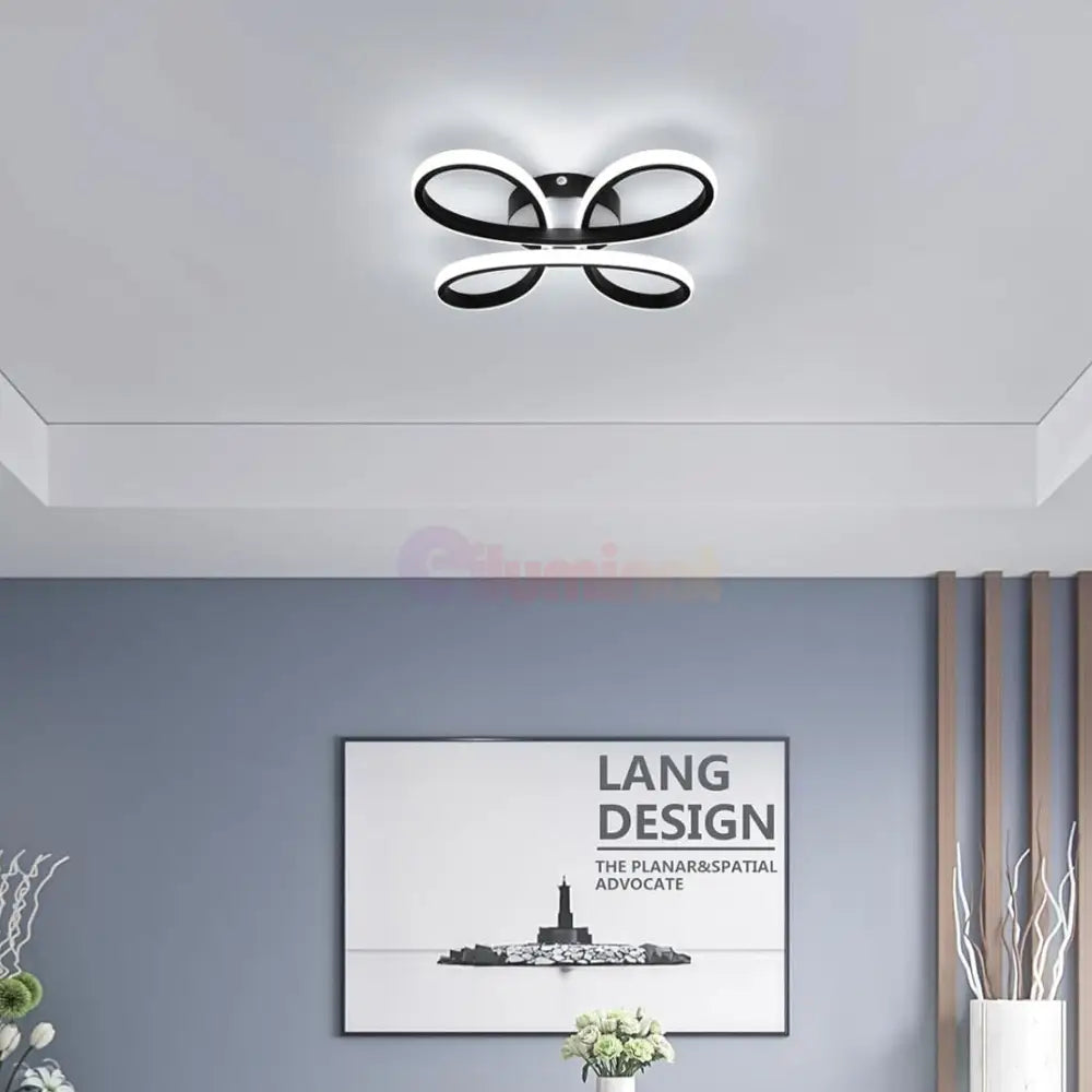 Lustra LED BLACK DESIGN 77248/1A1 NEAGRA / MINIMALIST DESIGN Lighting Fixtures