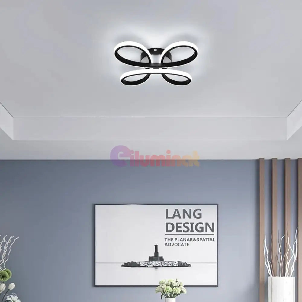 Lustra LED BLACK DESIGN 77248/1A1 NEAGRA / MINIMALIST DESIGN Lighting Fixtures