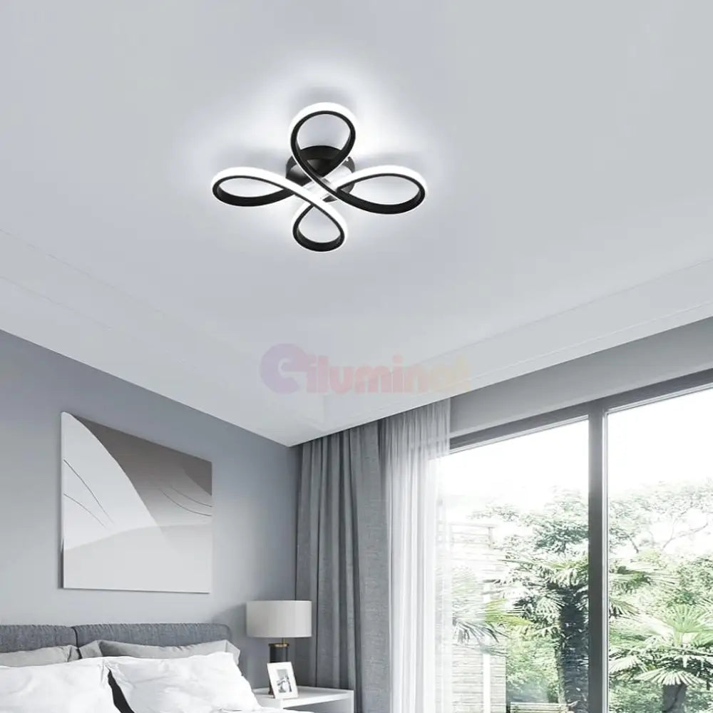 Lustra LED BLACK DESIGN 77248/1A1 NEAGRA / MINIMALIST DESIGN Lighting Fixtures