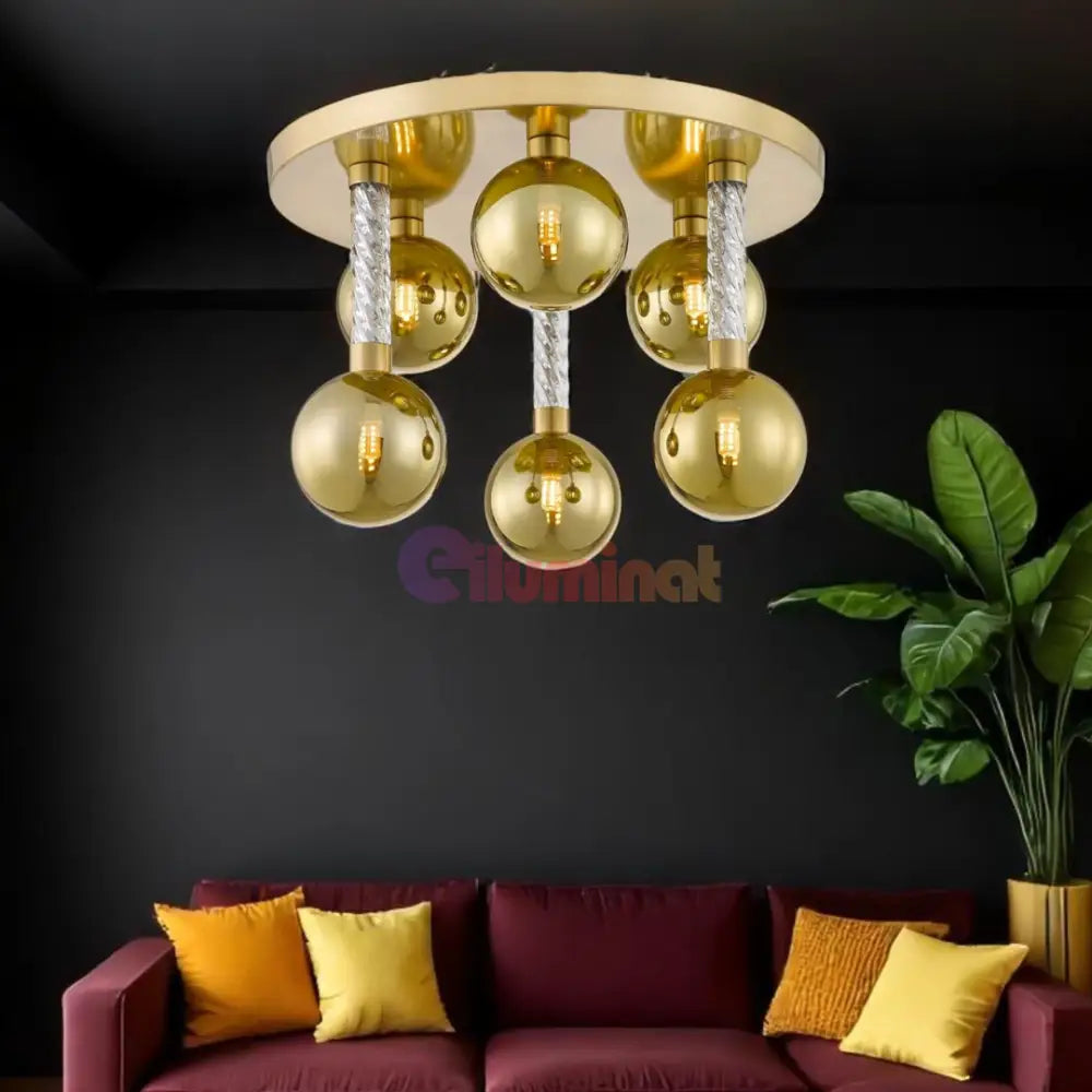 Lustra LED Aplicata Gold 6xG9 VintaLux AURIE / 42CM Lighting Fixtures