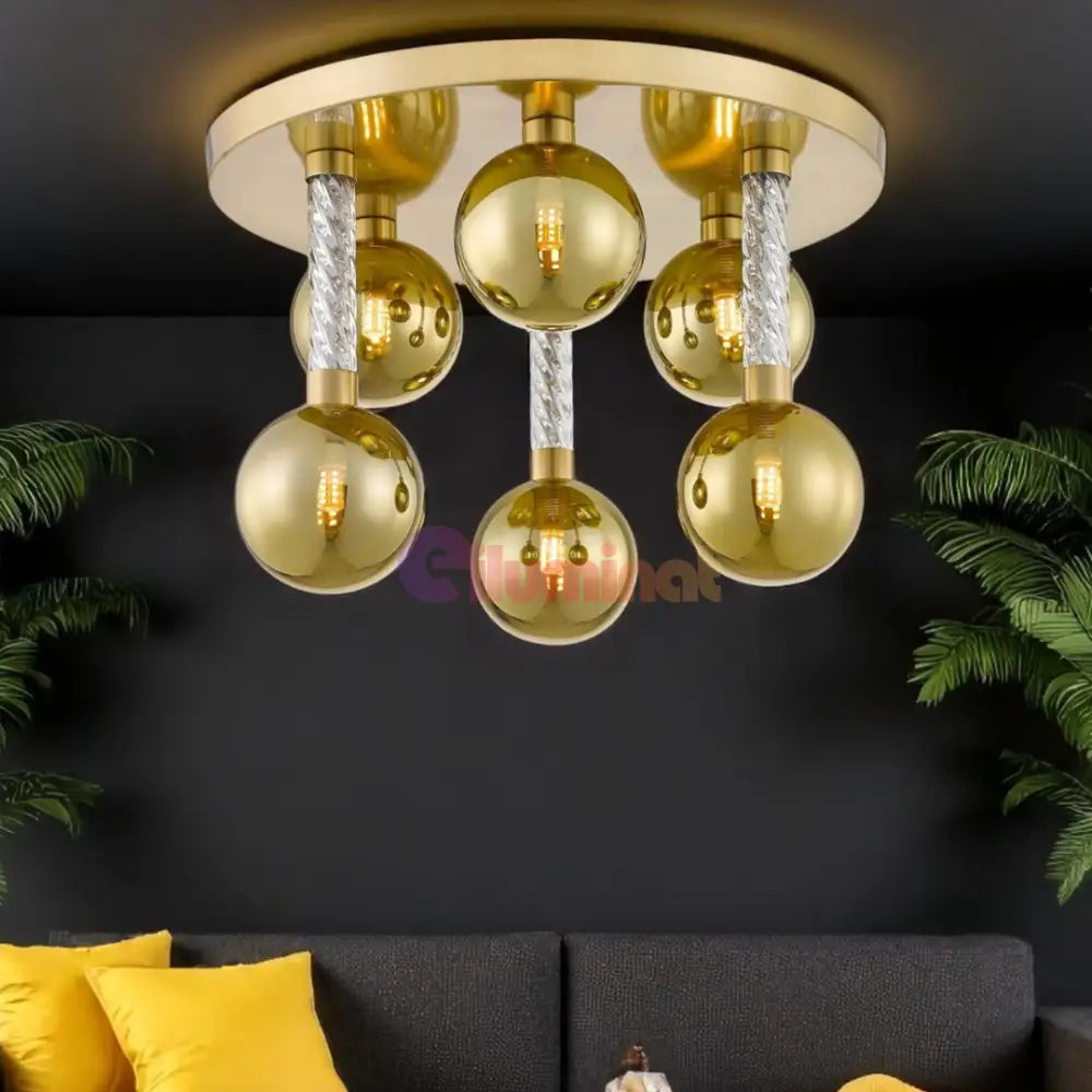 Lustra LED Aplicata Gold 6xG9 VintaLux AURIE / 42CM Lighting Fixtures