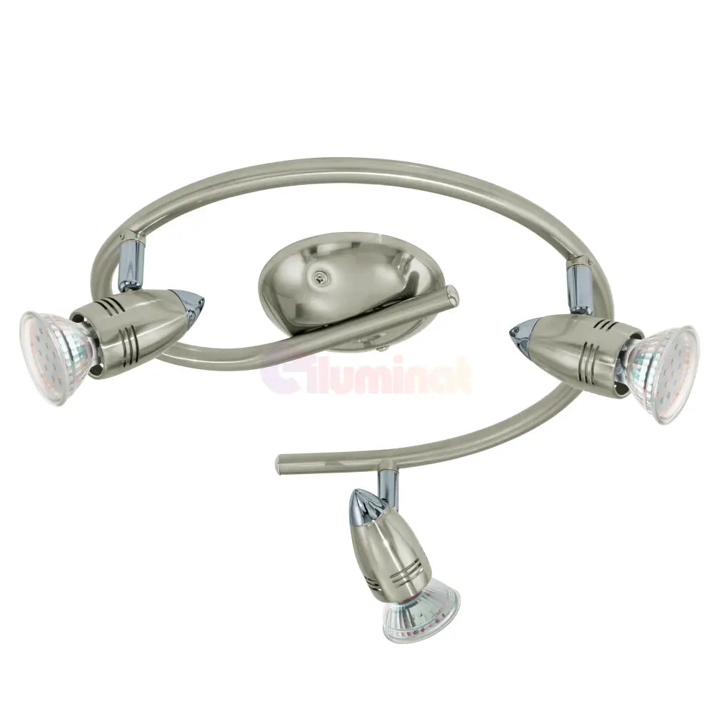 Lustra MAGNUM-LED cu 3 Spoturi Silver 29.5CM Chandeliers