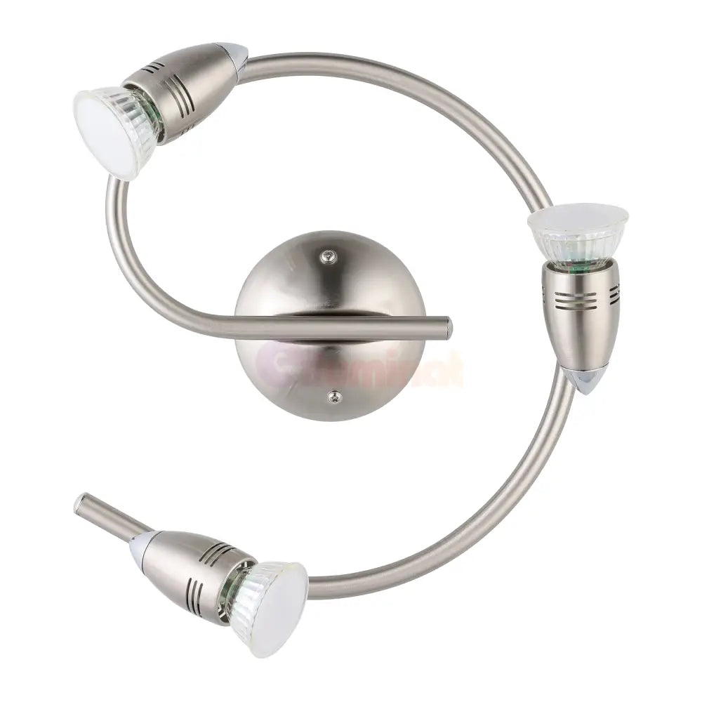 Lustra MAGNUM-LED cu 3 Spoturi Silver 29.5CM Chandeliers