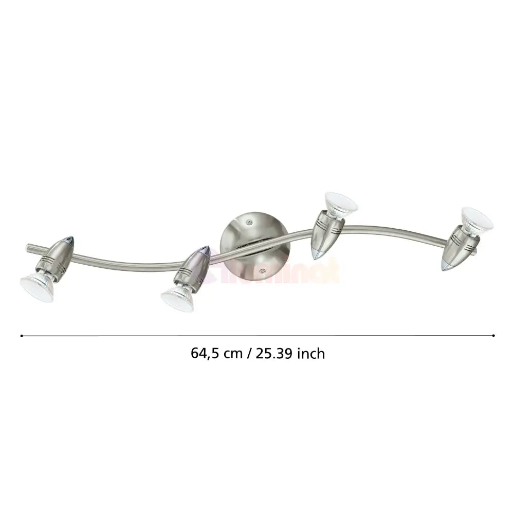 Lustra MAGNUM-LED cu 4 Spoturi Silver Chandeliers