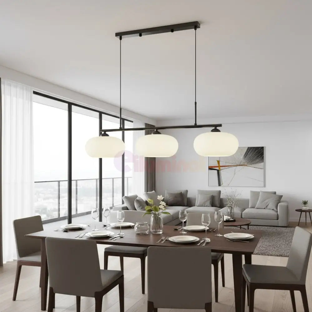 Lustra MALA Black Abajur MAT 3XE27 Chandeliers