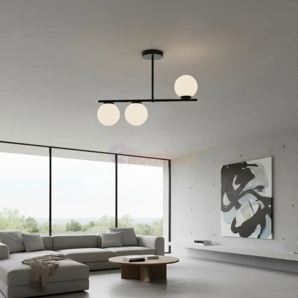 Lustra Mini VENERA Abajur MAT BLACK 3XE27 Chandeliers