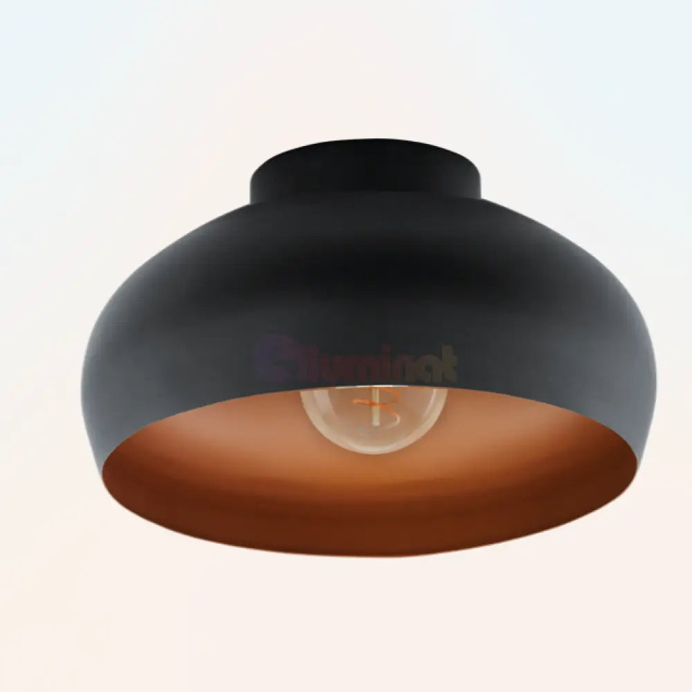 Lustra MOGANO 2 Black & Gold Eglo 28CM Lighting Fixtures