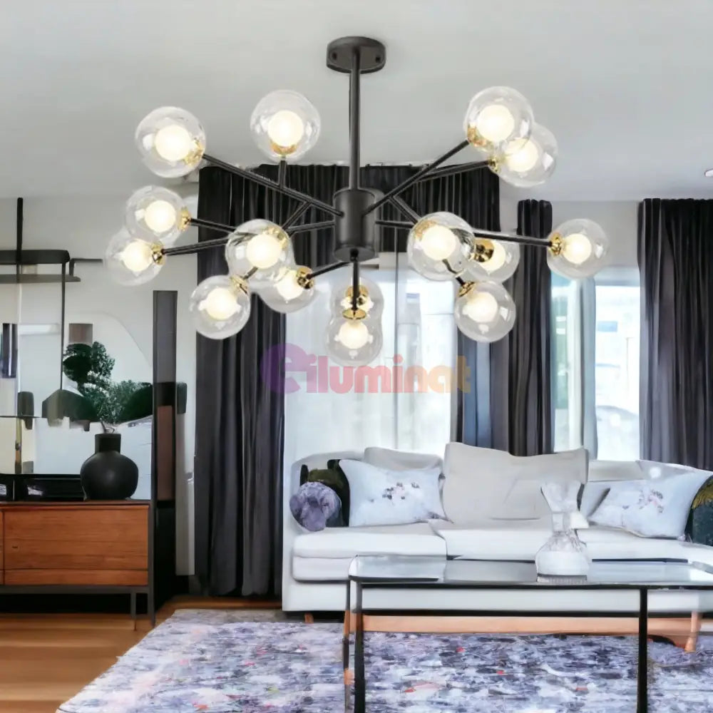 Lustra Nordic Style Abajur Dark Orbs 66104-15 Chandeliers