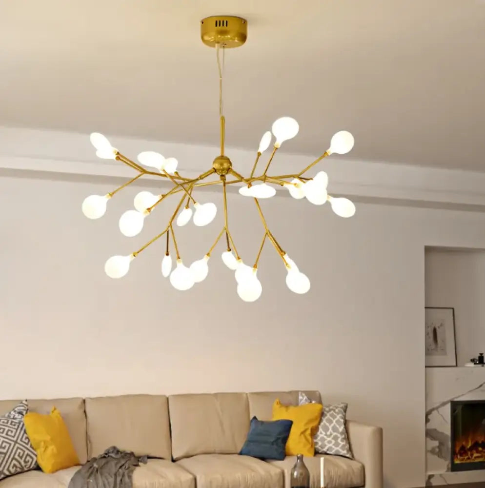 Lustra Nordic Style Abajur Mat Golden Branches 66100-27 Chandeliers