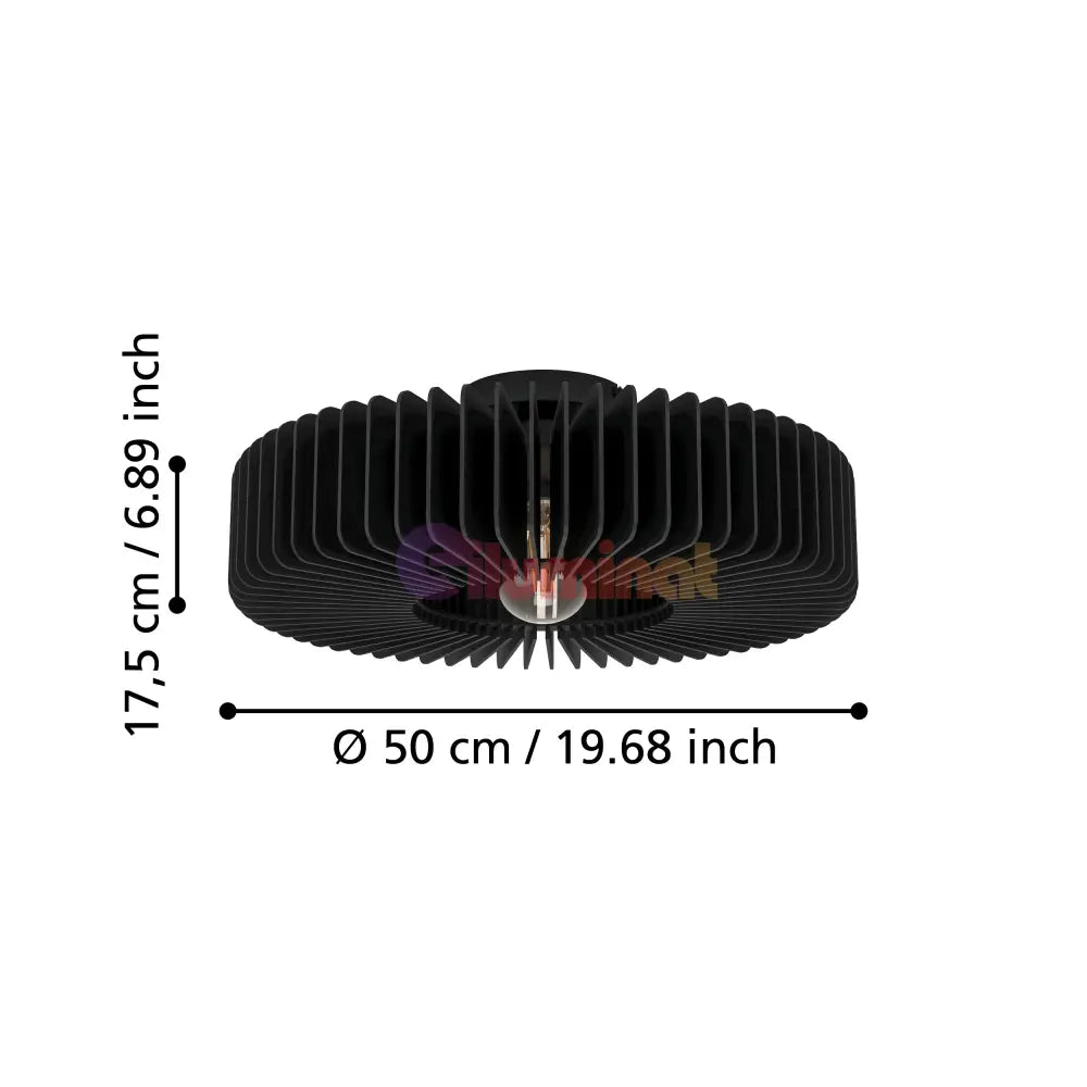 Lustra RETRO 1XE27 PALOMBAIA 900831 NEAGRA / VINTAGE SI RETRO DESIGN Lighting