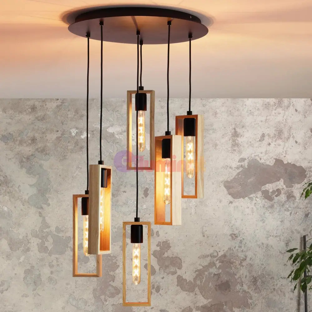 Lustra Retro 6xE27 LITTLETON 44054 VINTAGE SI RETRO DESIGN Lighting Fixtures