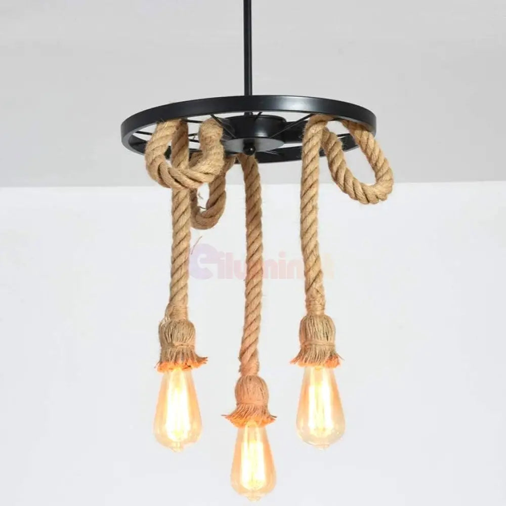 Lustra Retro Design Circle 3Xe27 - A378-3 Lighting Fixtures