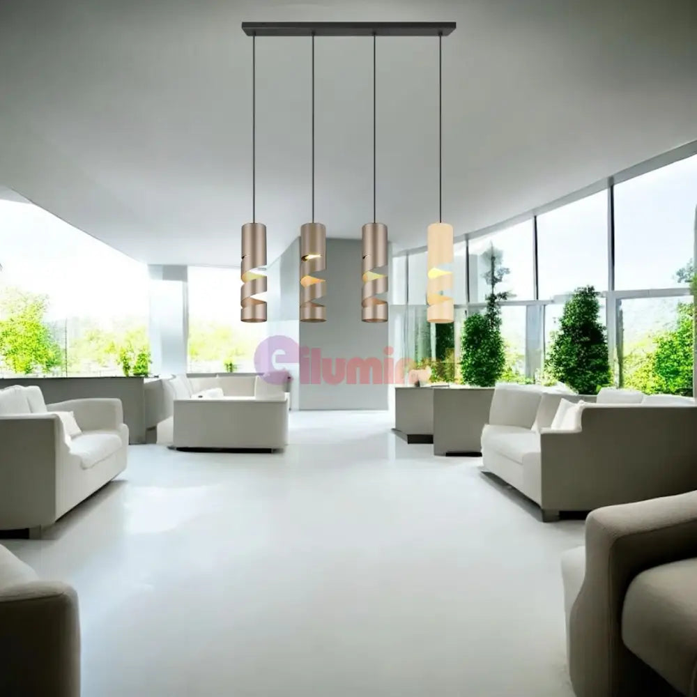 Lustra STREAM Multicolor 4XGU10 SUSPENDATE Lighting