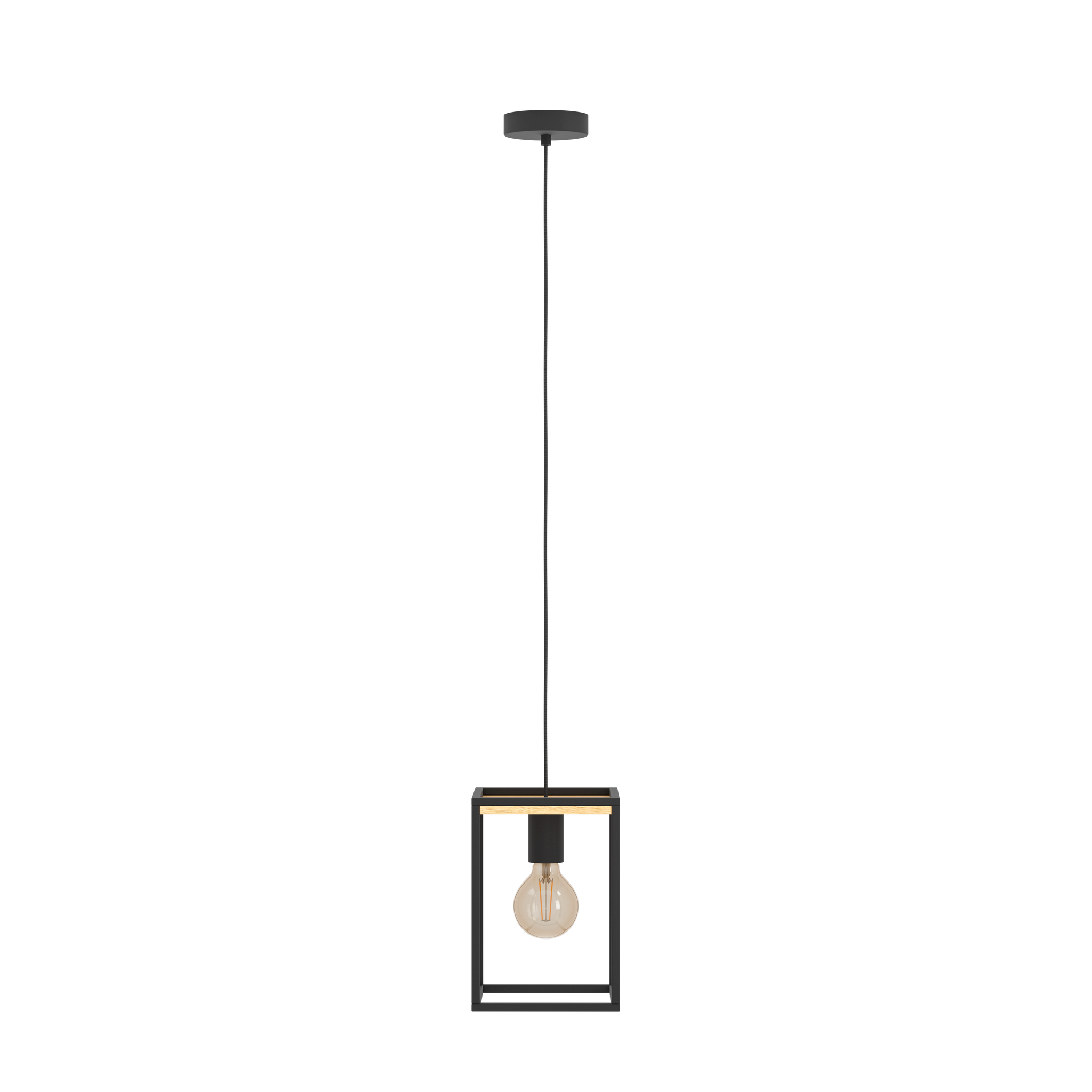 Lustra Suspendata 1xE27 LIBERTAD EGLO 99795 NEGRU + MARO / MINIMALIST DESIGN Lighting Fixtures