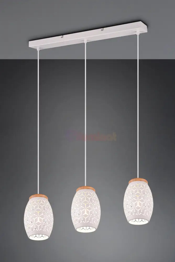 Lustra Suspendata 3xE27 BIDAR Alba ALBA / VINTAGE SI RETRO DESIGN Lighting Fixtures