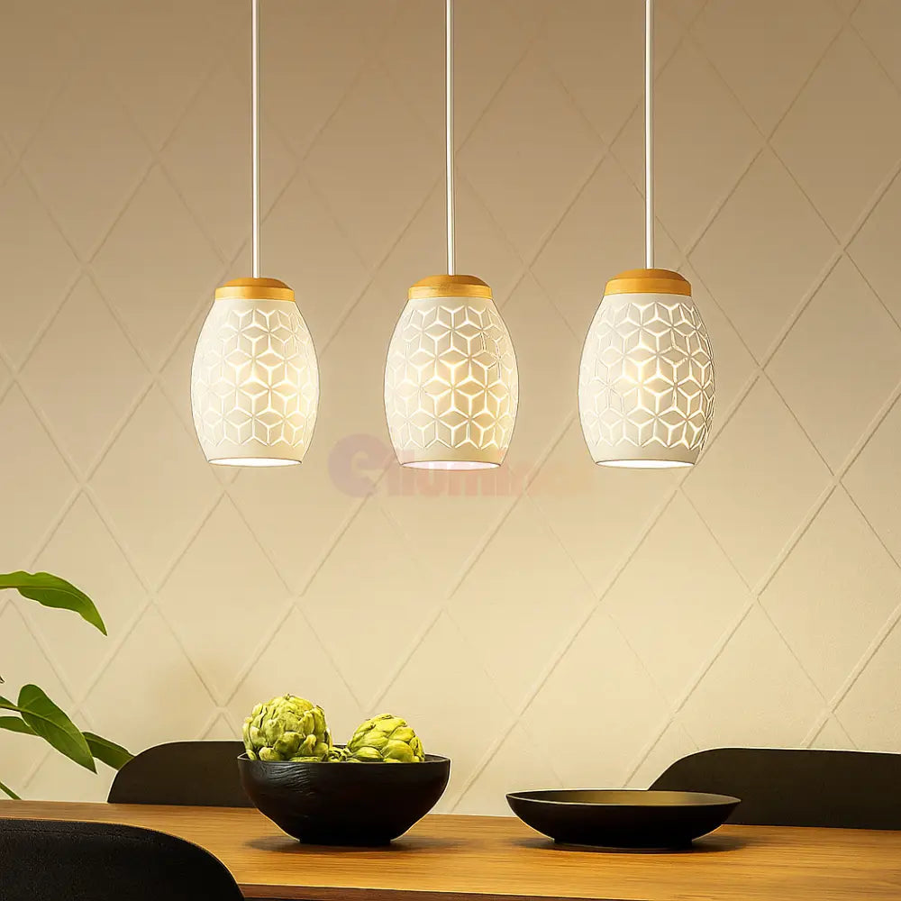 Lustra Suspendata 3xE27 BIDAR Alba ALBA / VINTAGE SI RETRO DESIGN Lighting Fixtures