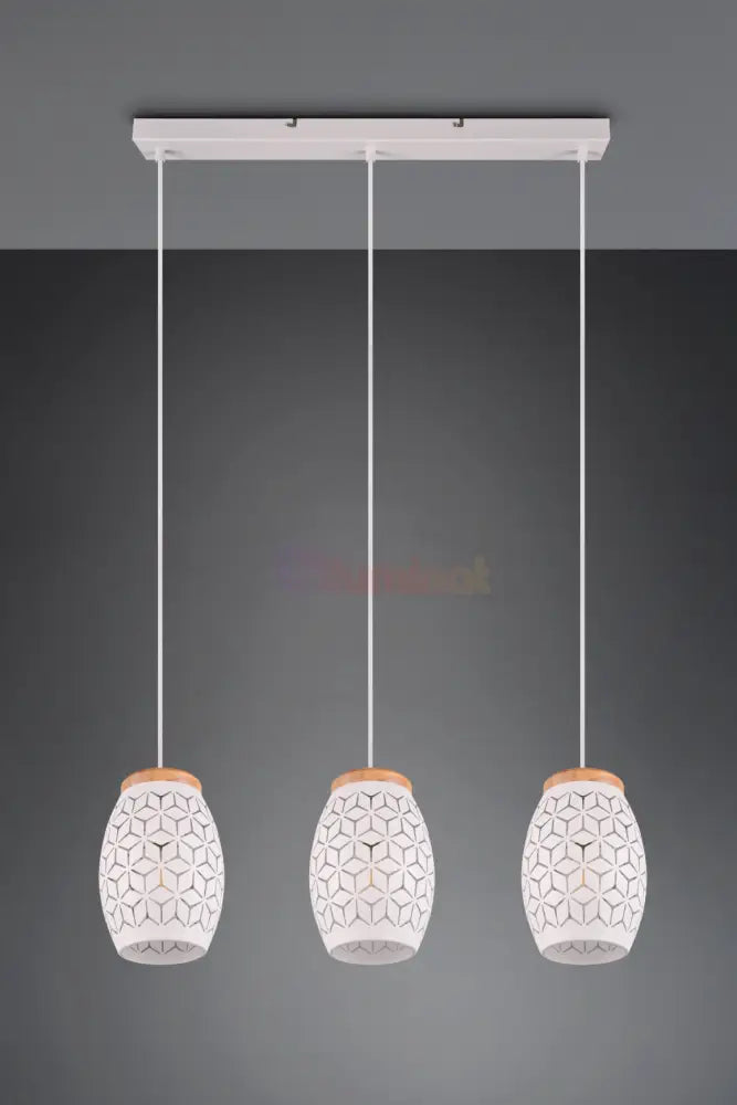 Lustra Suspendata 3xE27 BIDAR Alba ALBA / VINTAGE SI RETRO DESIGN Lighting Fixtures