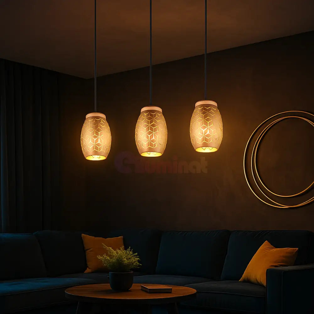 Lustra Suspendata 3xE27 Bidar MARO / SUSPENDATE Lighting