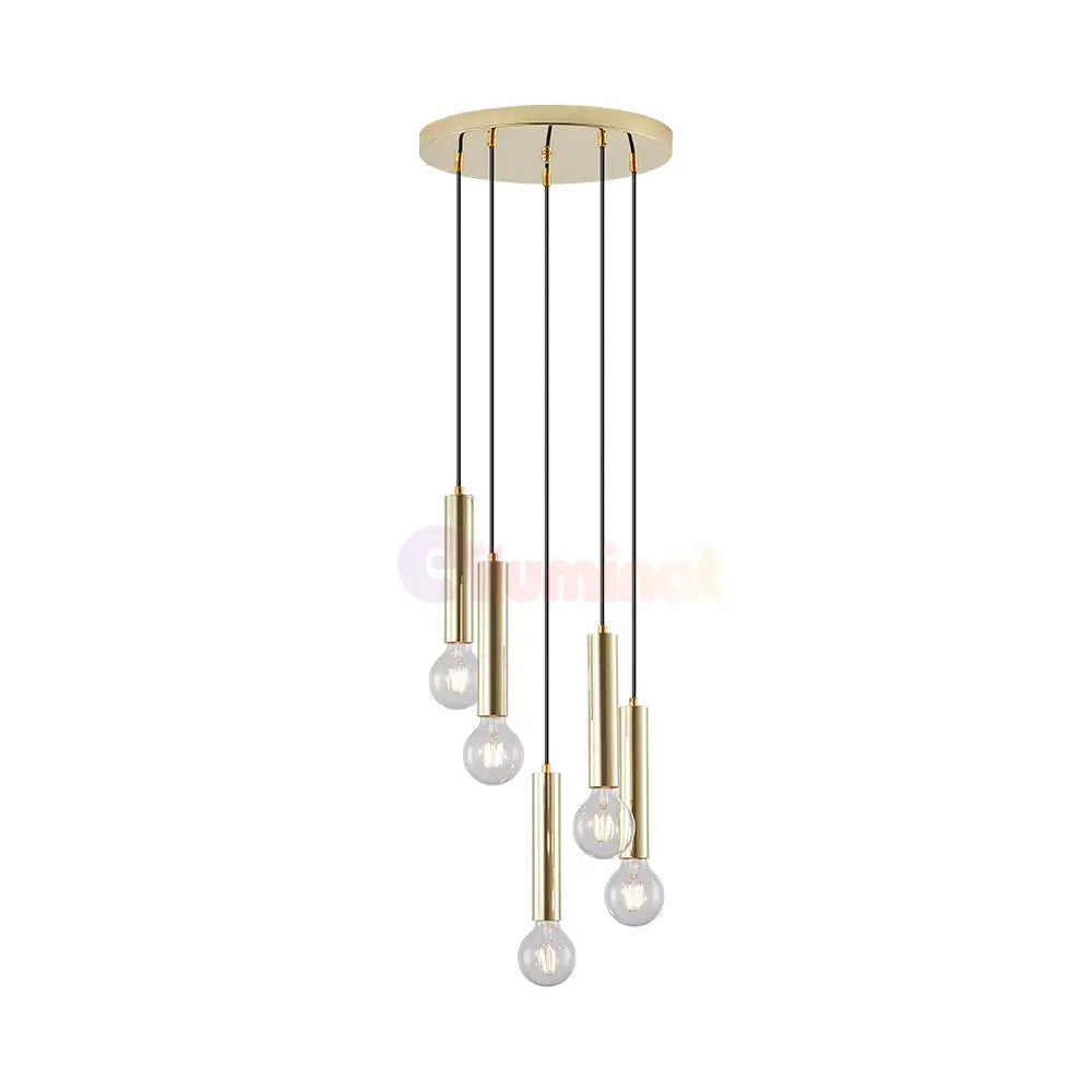 Lustra Suspendata 5 GOLDEN DROP AURIE / SUSPENDATE Chandeliers