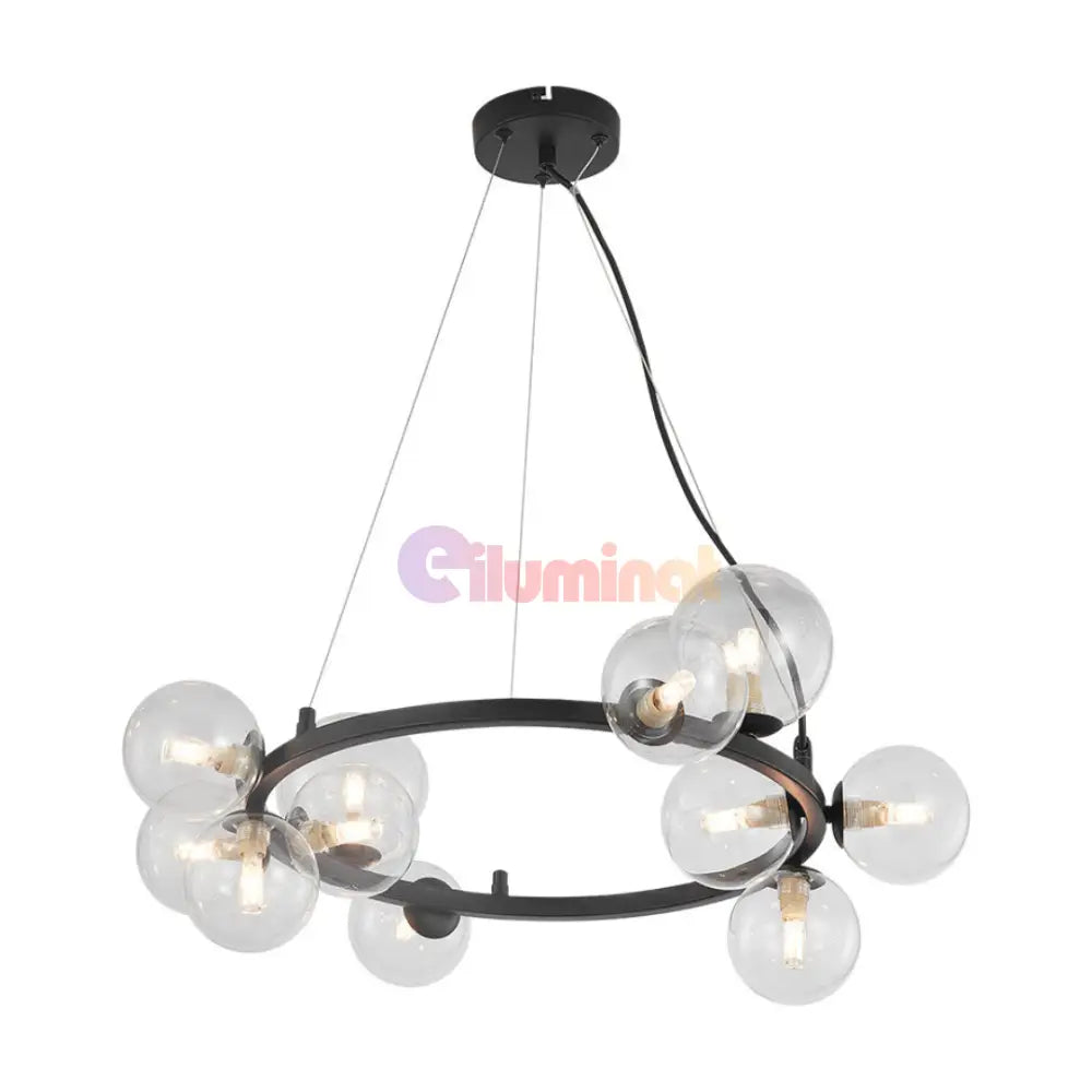 Lustra Suspendata Abajur 11xG9 Black AURIE / ABAJUR Lighting Fixtures