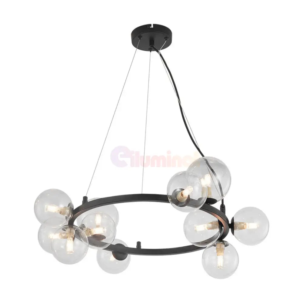 Lustra Suspendata Abajur 11xG9 Black AURIE / ABAJUR Lighting Fixtures