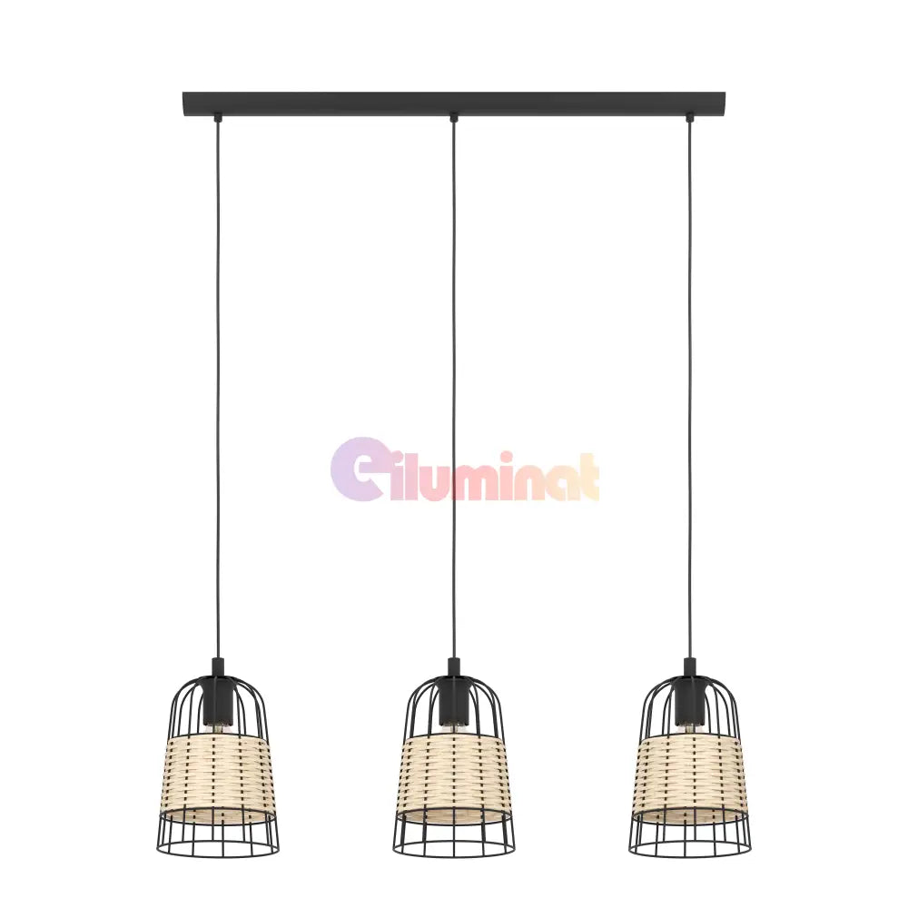 Lustra Suspendata ANWICK Wood 110CM LEMN / SUSPENDATE / 110CM Chandeliers
