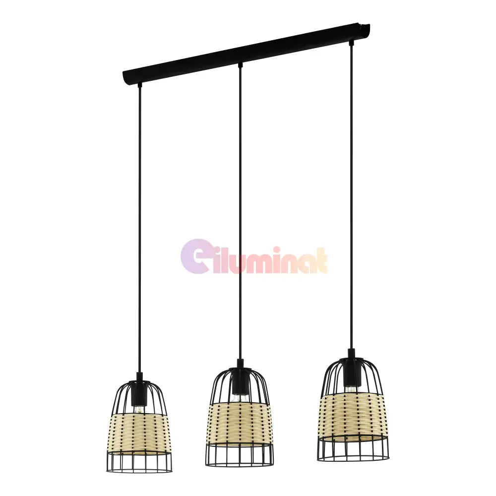 Lustra Suspendata ANWICK Wood 110CM LEMN / SUSPENDATE / 110CM Chandeliers