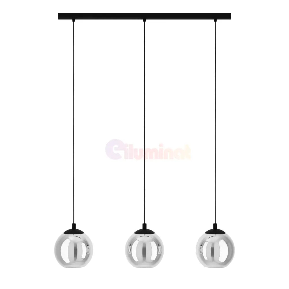 Lustra Suspendata ARISCANI 3xE27 Black 76.5CM Chandeliers