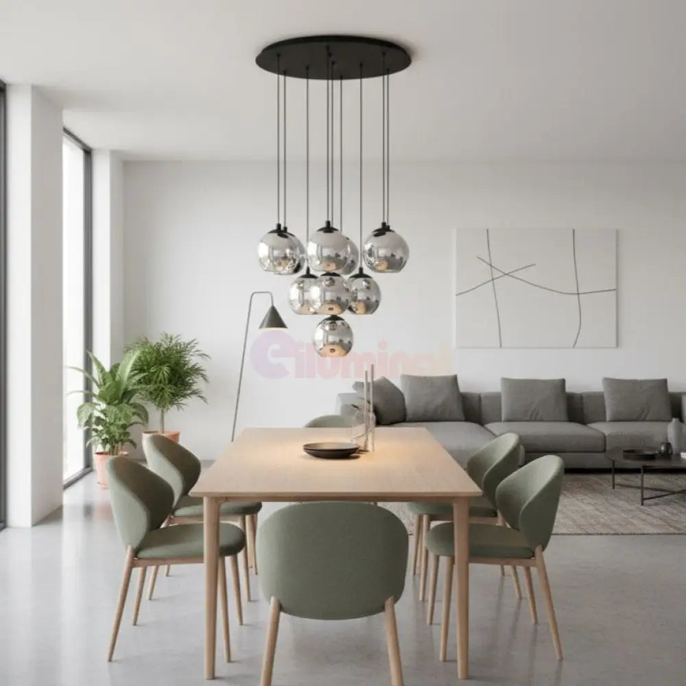 Lustra Suspendata ARISCANI Black Eglo Chandeliers