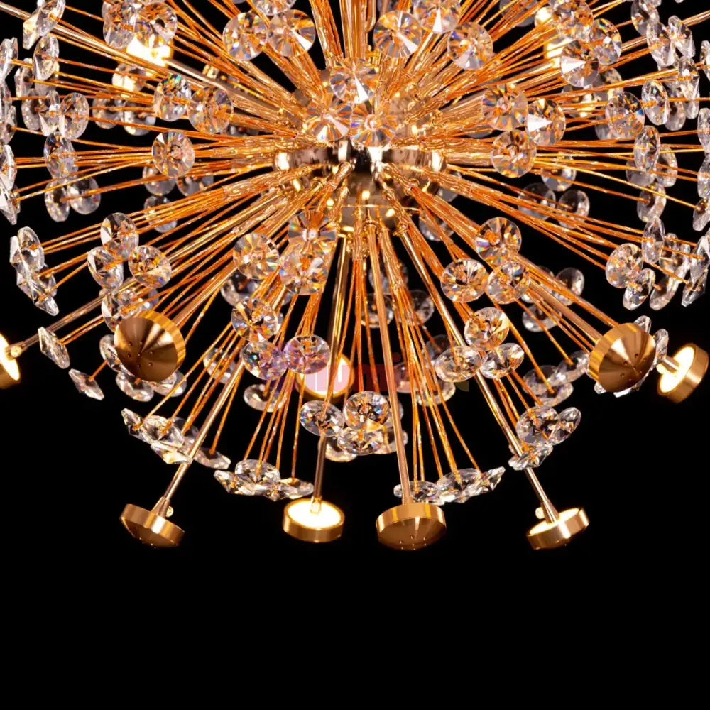 Lustra Suspendata Crystal Priceless Gold Lighting Fixtures