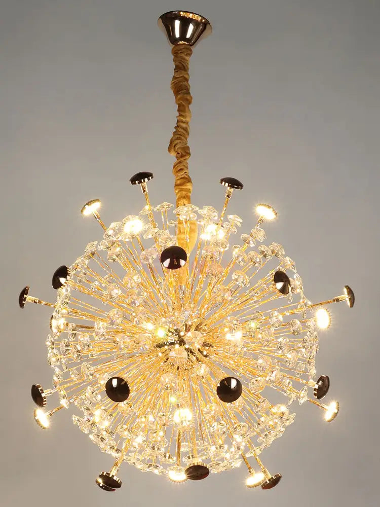 Lustra Suspendata Crystal Priceless Gold Lighting Fixtures