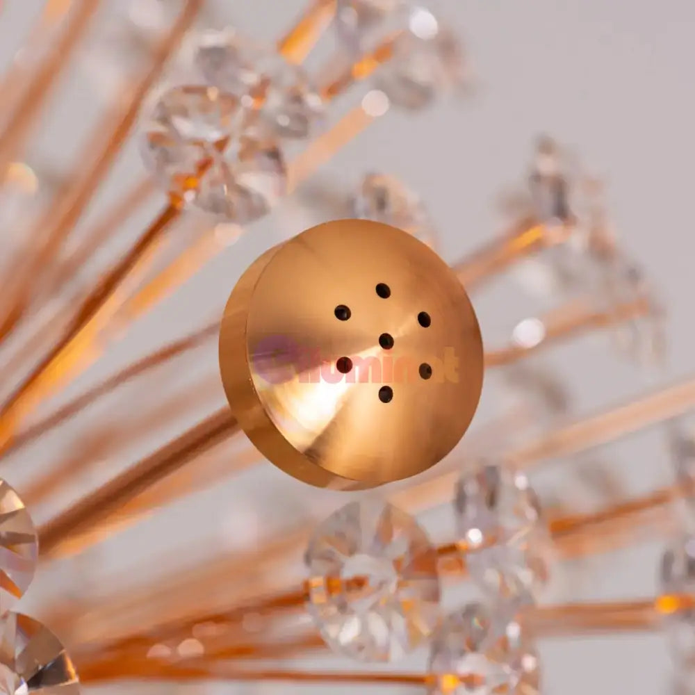 Lustra Suspendata Crystal Priceless Gold Lighting Fixtures