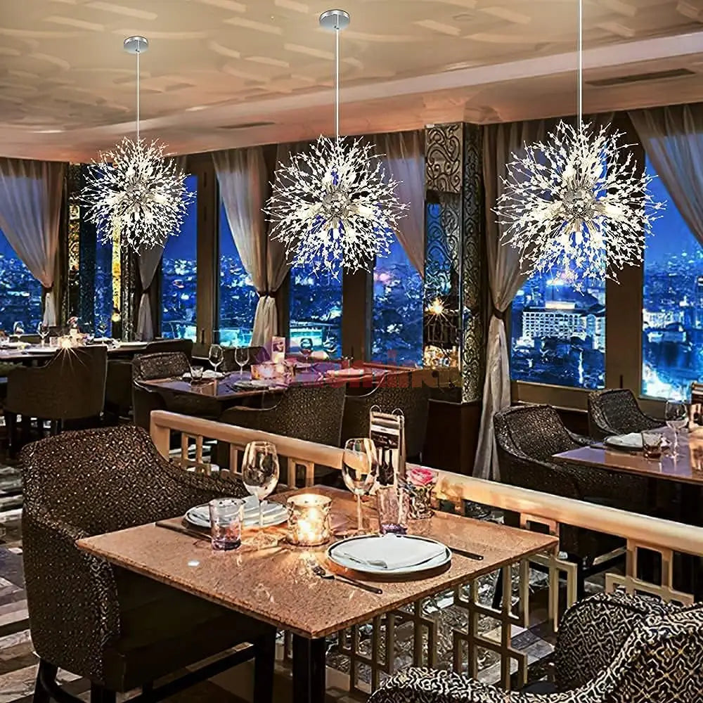 Lustra Suspendata Crystal Sigma Silver Lighting Fixtures