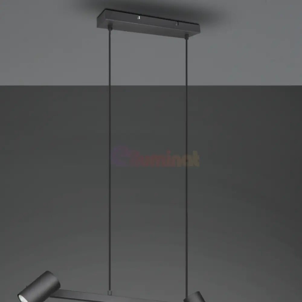 Lustra cu 4 Spoturi MARLEY Black NEAGRA / 80CM / MINIMALIST DESIGN led ceiling light