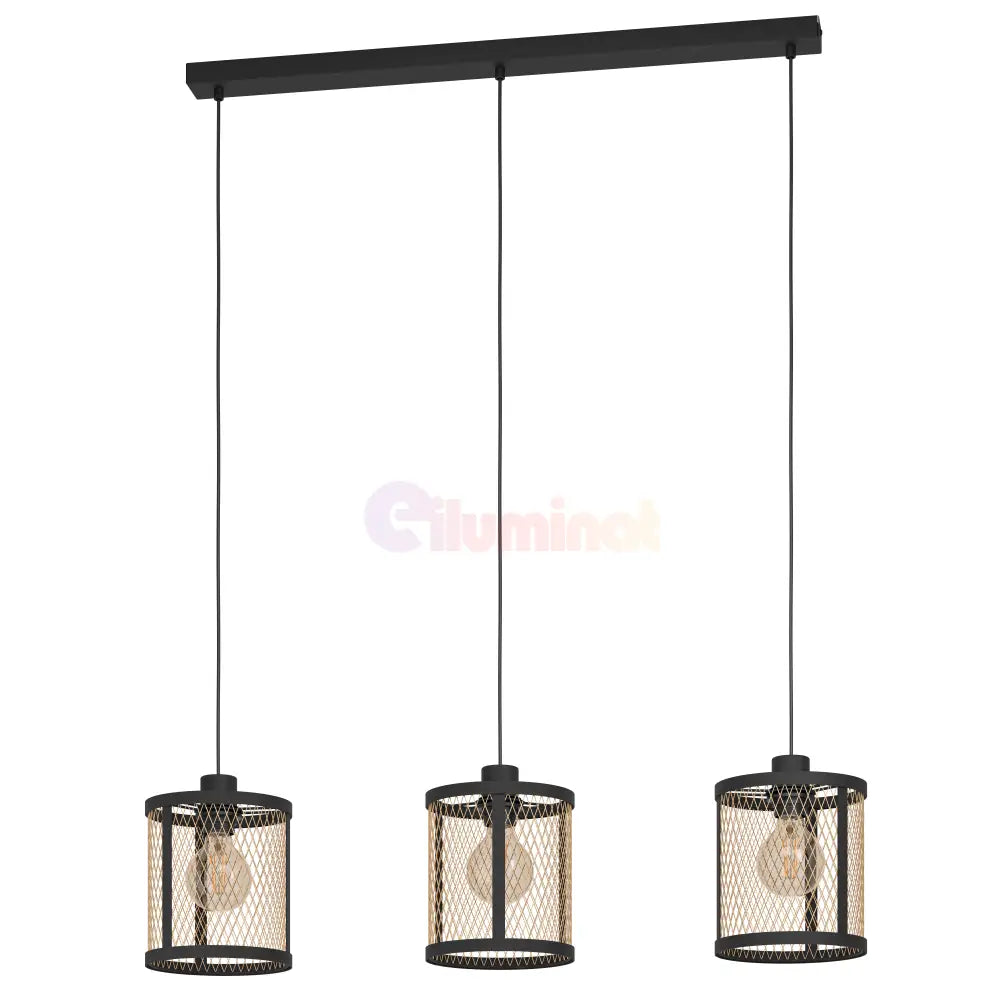 Lustra Suspendata DELLOW Black Eglo Chandeliers
