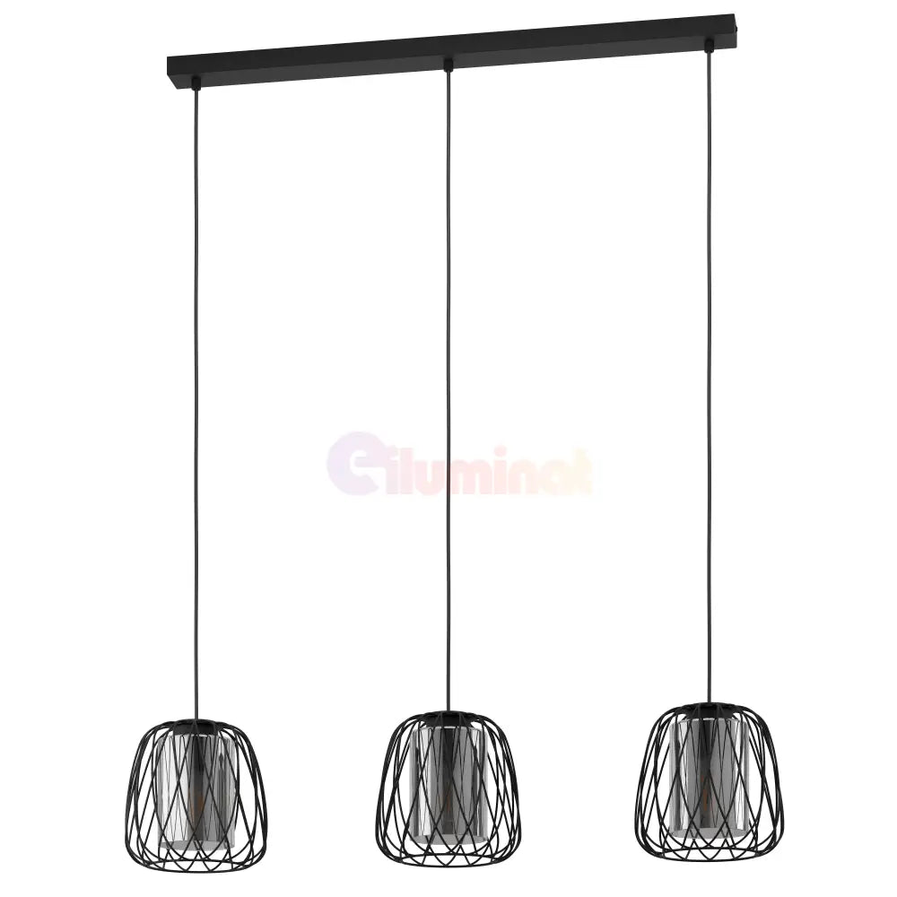 Lustra Suspendata FLORESTA Black 110CM NEAGRA / ABAJUR / 110CM Chandeliers