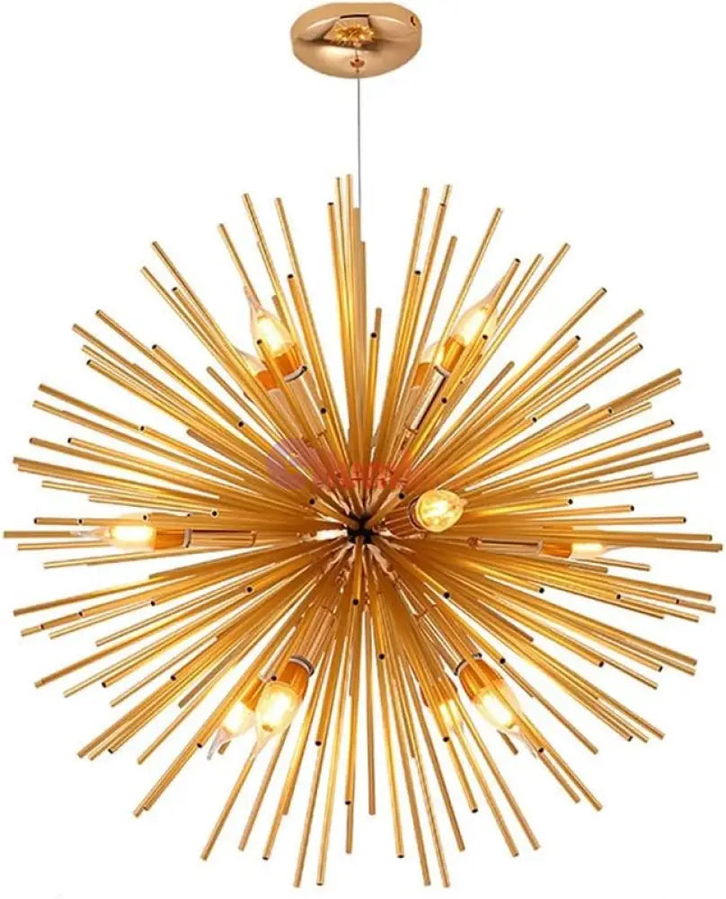 Lustra Suspendata Golden Sun Chandeliers