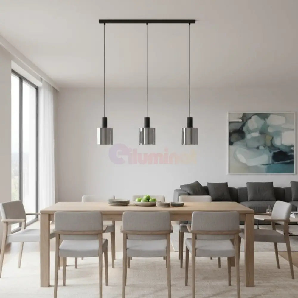 Lustra Suspendata GOROSIBA Black Eglo Chandeliers
