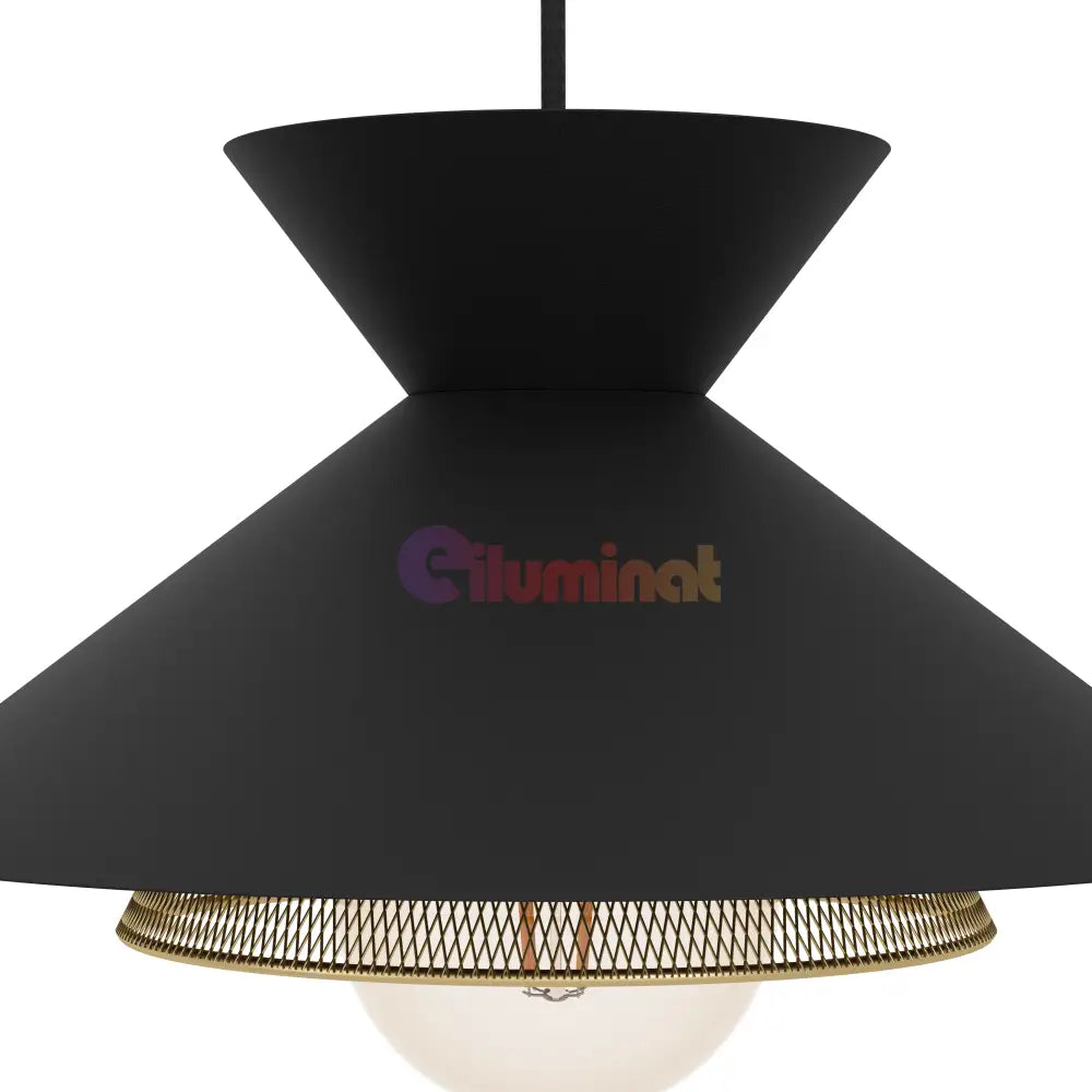 Lustra Suspendata GRIZEDALE Black 110CM NEAGRA / VINTAGE SI RETRO DESIGN / 110CM Chandeliers