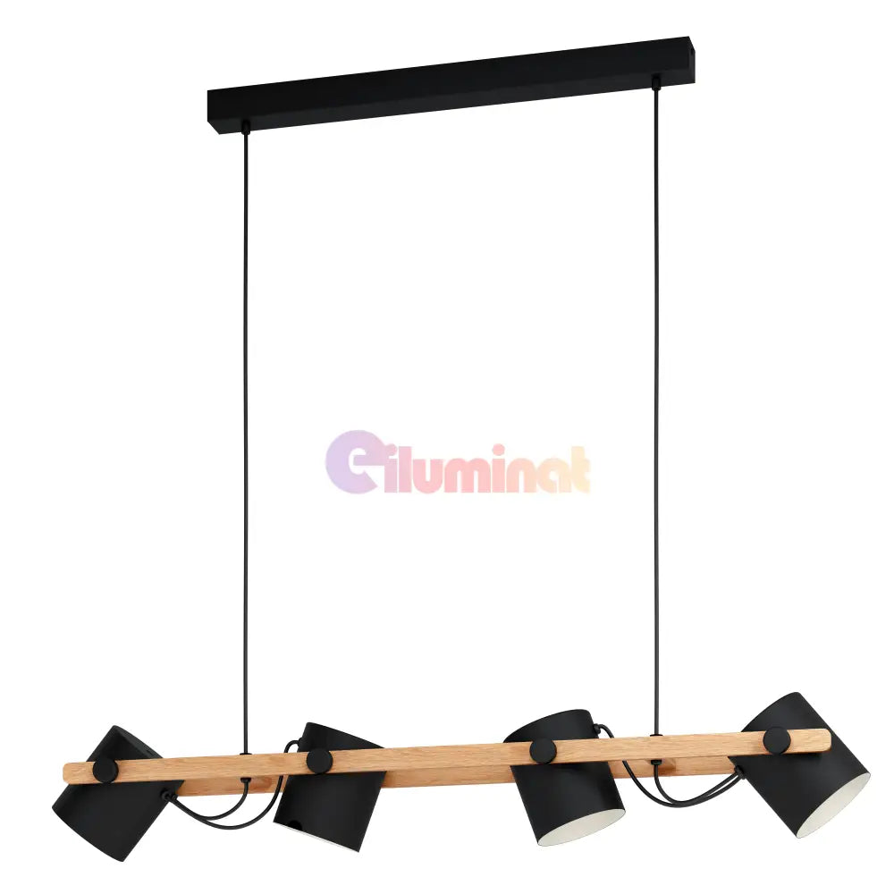 Lustra Suspendata HORNWOOD 110CM NEAGRA / SUSPENDATE / 110CM Chandeliers