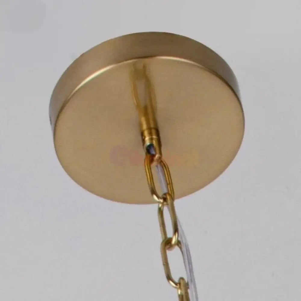 Lustra Suspendata Mini FUBRI Gold Abajur Mat AURIE / ABAJUR / 5 Chandeliers