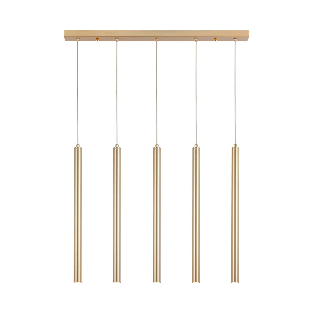 Lustra Suspendata ORION GOLD Liniara 5xG9 AURIE / SUSPENDATE Chandeliers