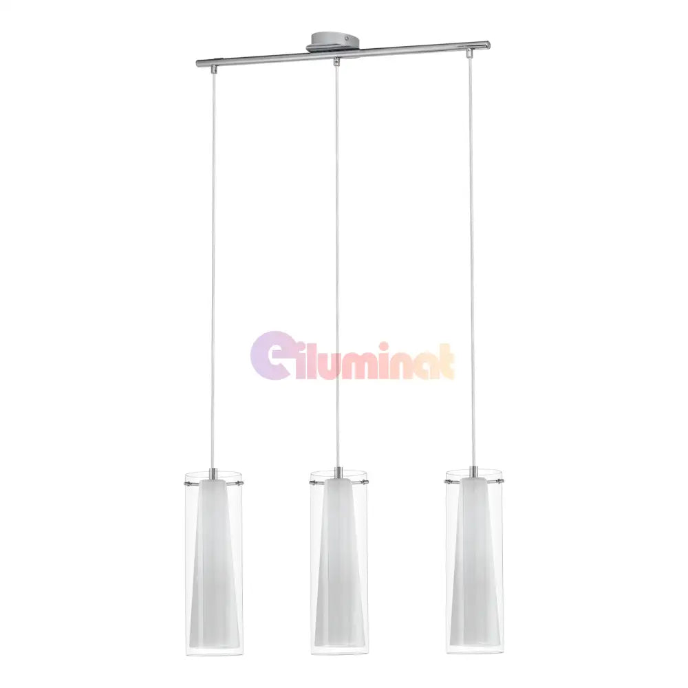 Lustra Suspendata PINTO Silver 110CM ARGINTIE / VINTAGE SI RETRO DESIGN / 110CM Chandeliers