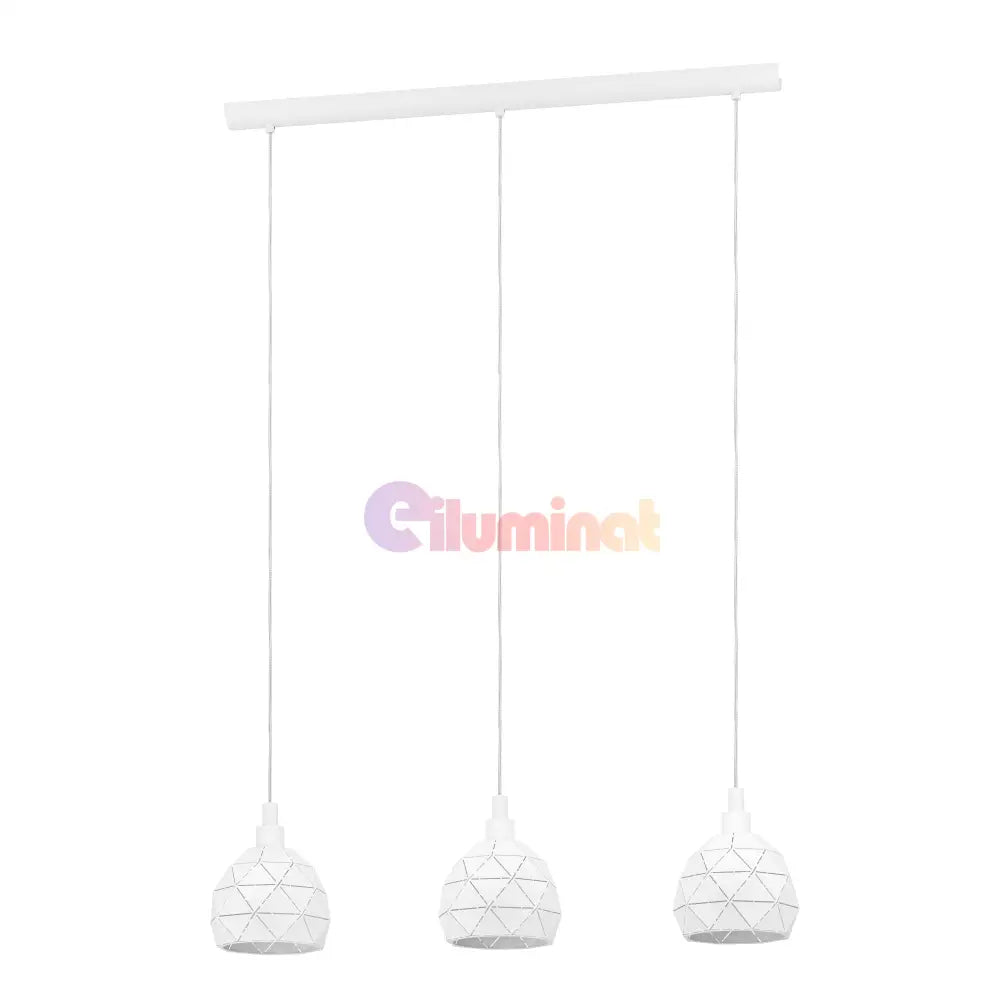 Lustra Suspendata ROCCAFORTE White 110CM ALBA / VINTAGE SI RETRO DESIGN / 110CM Chandeliers