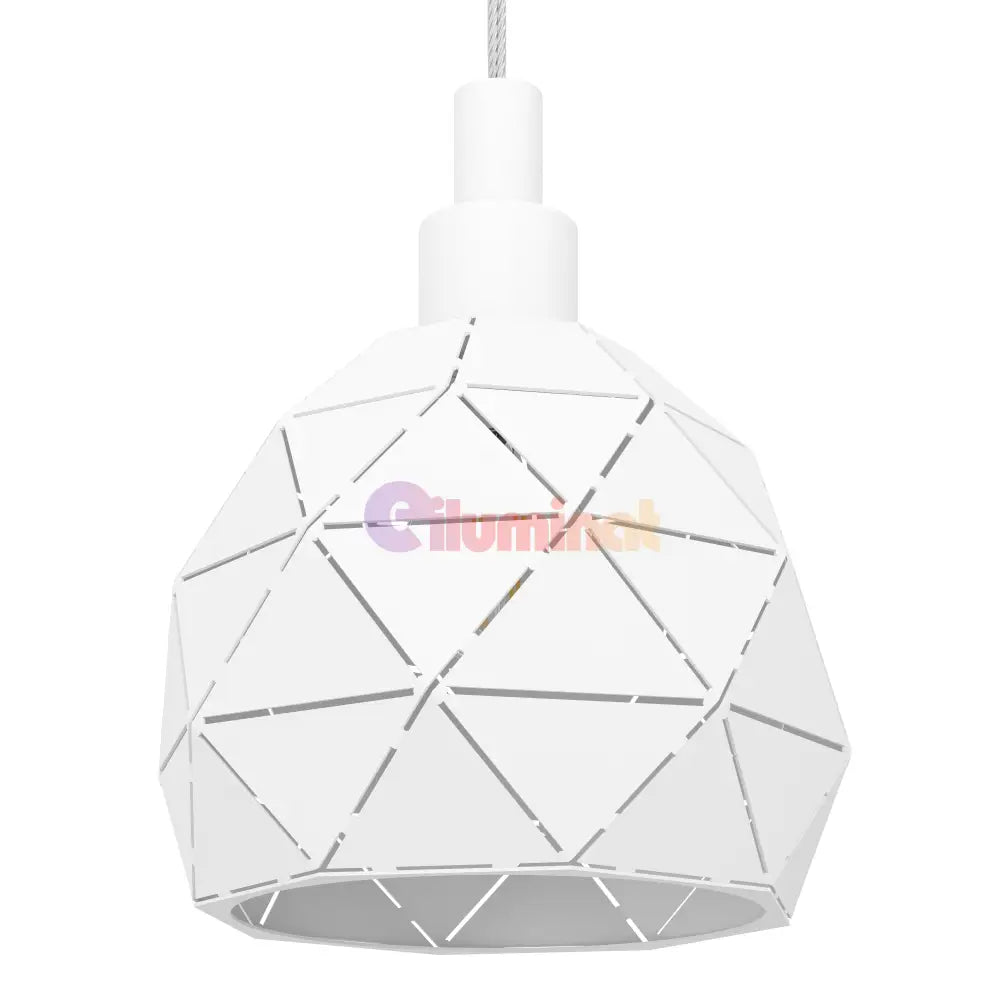 Lustra Suspendata ROCCAFORTE White 110CM ALBA / VINTAGE SI RETRO DESIGN / 110CM Chandeliers