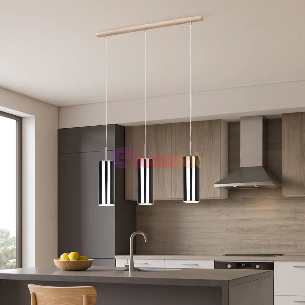 Lustra Suspendata SELVINO Silver 110CM ARGINTIE / SUSPENDATE / 110CM Chandeliers